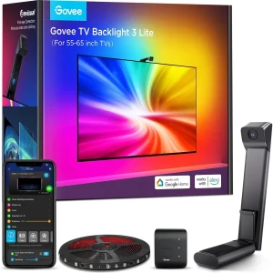 TV Backlight 3 Lite RGBICW WiFi LED Strip w/ Camera Sync 55-65