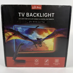 L01 Pro 11.5ft LED TV Backlight Strip Syncs with Screen for 40”-50”-TV